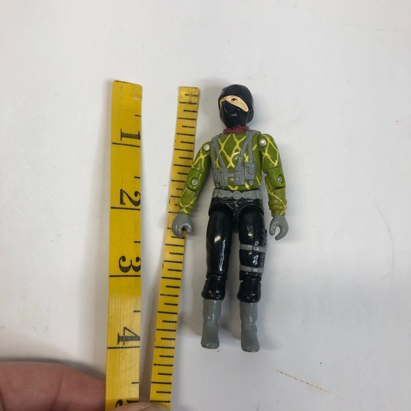 GI Joe Cobra Python Trooper Action Figure 1989 With File Card & Weapon - Picture 15 of 15